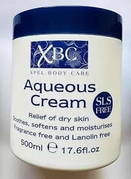 Xpel Aqueous Body Cream Jar, fragrance free, 500 ml