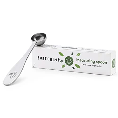 PureChimp Matcha Tea Scoop - 1 Gram Measuring Spoon for Matcha Green Tea Powder - Made with Stainless Steel Metal