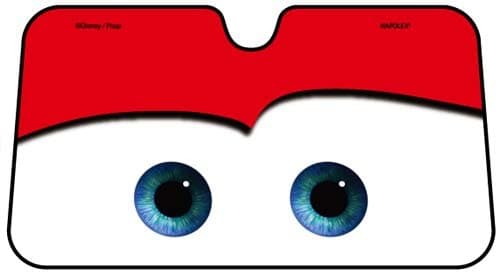 NAPOLEX Disney Pixar Cars Lightning McQueen Front Car Windshield Sun Shade