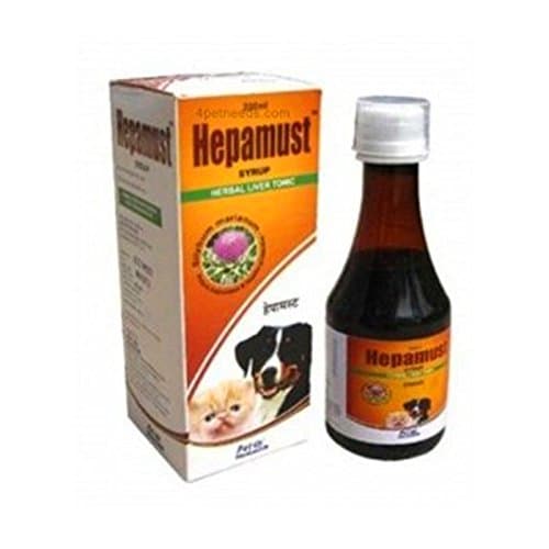Mankind Hepamust Herbal Liver Tonic for Dog and Cat (200 ml)