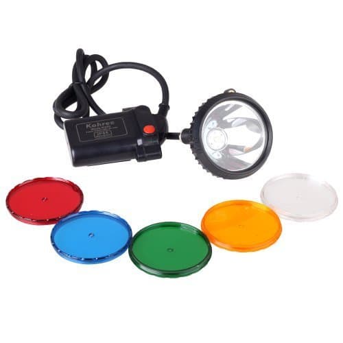 Kohree Waterproof IP65 CREE XML U2 10W LED 800 Lumens 2-Mode Hunting Light Headlamp 6600mAh Mining Headlight Lamp for Hog, Coon, Coyote, Fox Hunting
