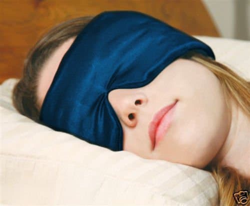 Revolutionary patented Sleep Mask / Eye Mask - by Sleep Master including set of ear plugs - Unisex mask - Helps with snoring partners - insomnia - shift work - jet lag for truly restful sleep - sleeping mask - relax