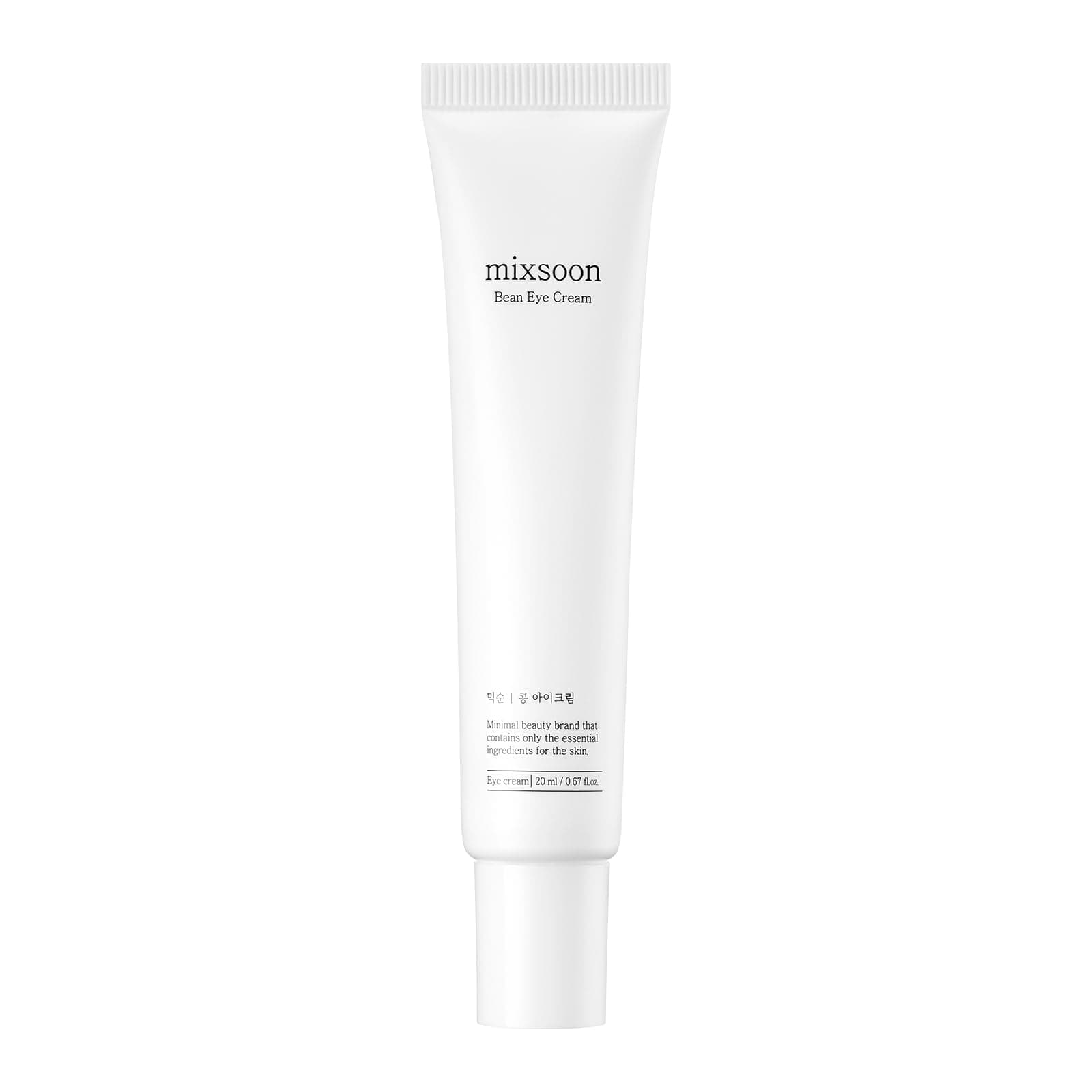 Bean Eye Cream - Fermented Soybean Extract & Peptides for Refined Clarity, Lightweight Soothing Formula for Bouncy & Vibrant Eyes, Deep Hydration for Smooth Texture, Vegan & Cruelty-Free, 20ml