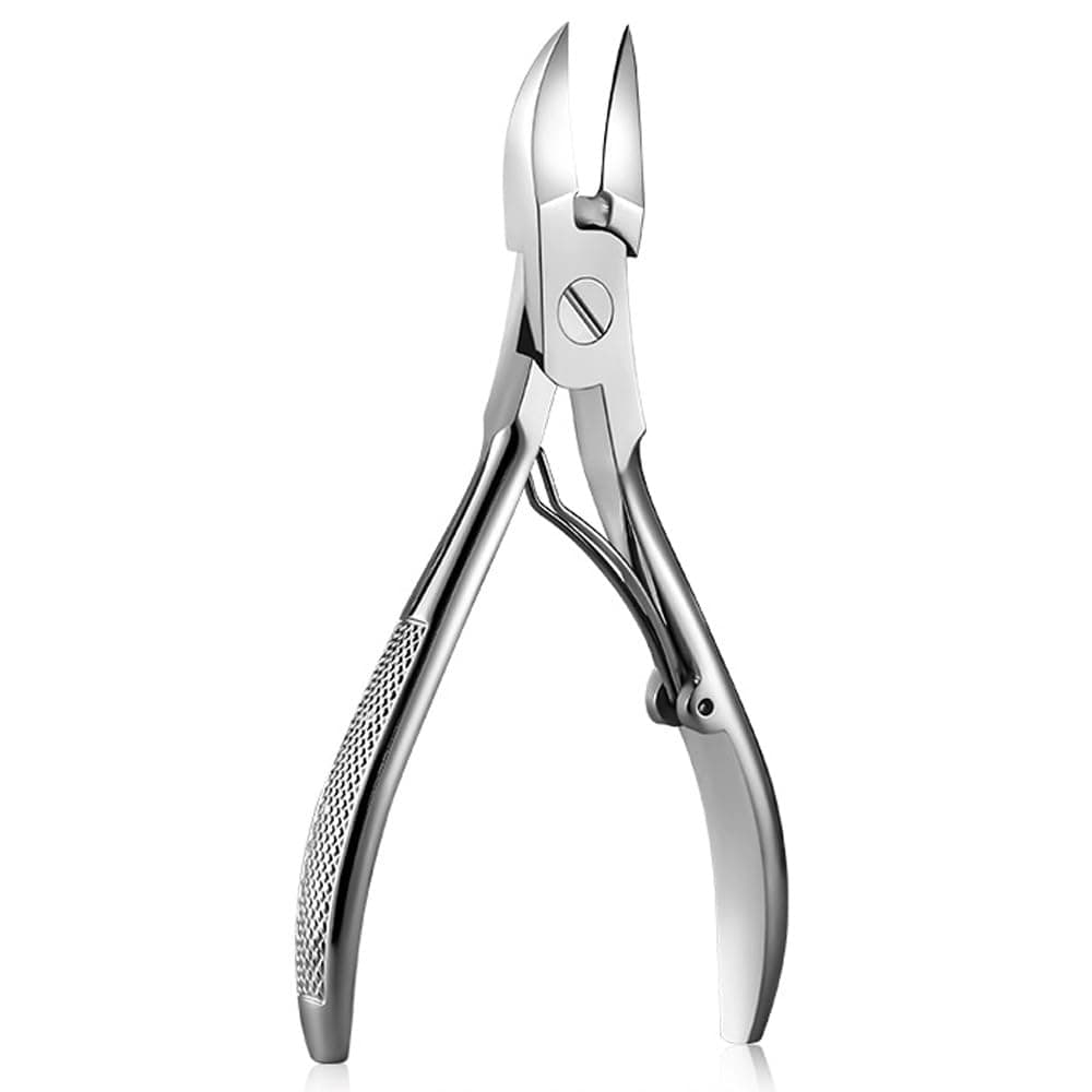 Podiatrist Nail Clippers, Professional Thick & Ingrown Toenail Clippers for Men & Seniors,Pedicure Clippers Toenail Cutters, Super Sharp Curved Blade Grooming Tool
