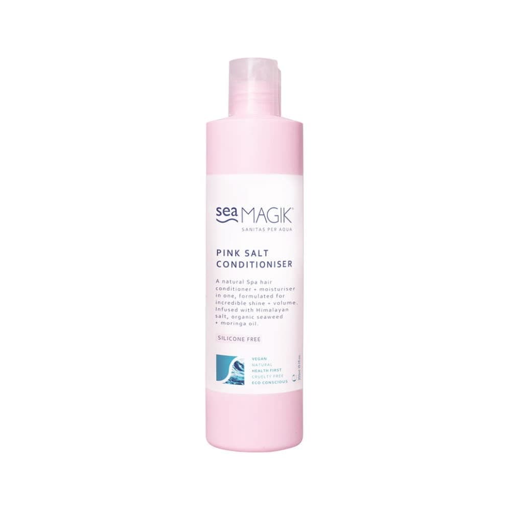 Sea Magik - Co Wash Conditioner with Moringa Oil, Seaweed and Himalayan Pink Salt Granules, Natural Hydrating Spa Treatment for Curly and All Hair Types, Vegan and Cruelty Free (300ml Conditioniser)