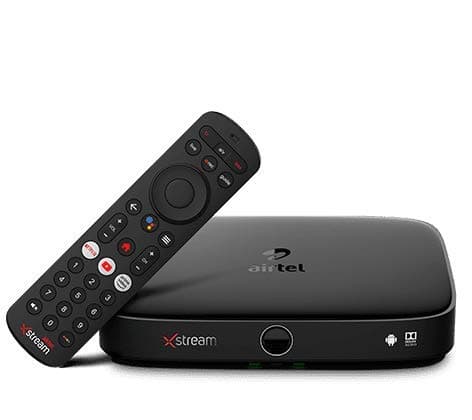 Airtel Xstream Only Box | Android TV Box |1 Month Ultimate Hindi HD Pack | Free Installation | No Dish Antenna | 15+ OTT Apps