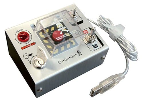 CUBE Self-Destruct Button 4 Port USB 2.0 Doomsday Device