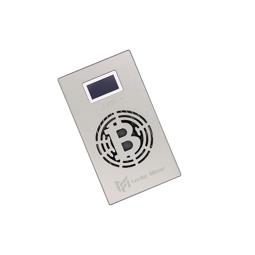Lucky Miner LV06 Miner Bitcoin Miner V6 Solo Bitcoin Miner WiFi Connection 500GH/S Hashrate Crypto Miner asic Miner Silent Operation Home Lottery BTC Miner Mining Machine