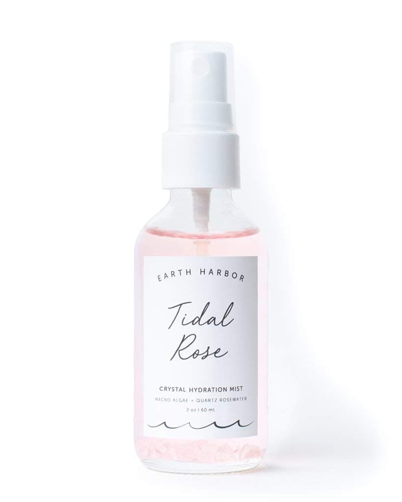 - Tidal Rose Crystal Hydration Toner - Soothes Inflammation & Tones | Rose Water + Rose Quartz + White Tea | 100% Natural & Cruelty-Free | 2 fl oz