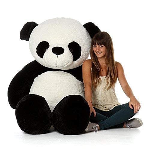 HUG 'n' FEEL SOFT TOYS Soft Toys Long Soft Lovable Huggable Cute Giant Life Size Toy Child Safe Best for Birthday Gift Valentine Gift for Girlfriend 6 FEET Panda Plush & Stuffed Toys
