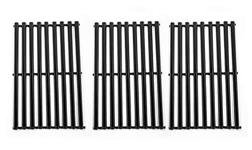 Zljoint Porcelain Steel Cooking Grid Replacement for Gas GrillKenmore 146.16133110 and Gas Grill Models Kenmore 146.16132110, Set of 3