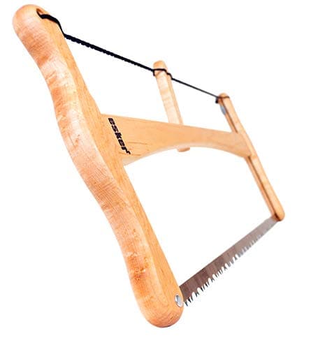 Esker Folding Wooden Buck Saw - Bird's Eye Maple Y