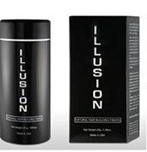 Illusion Hair Building Fibers, 25G / 0.78 Oz, Medium Brown