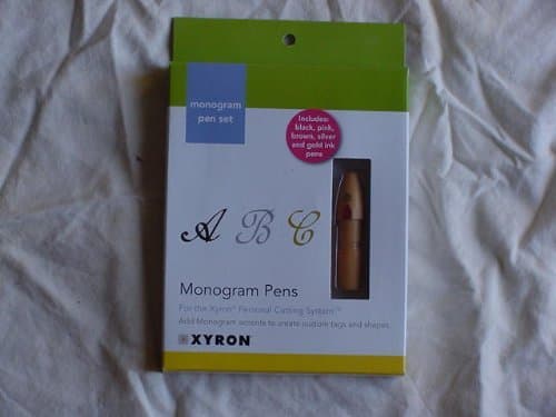 Xyron Personal Cutting System Monogram Pen Set
