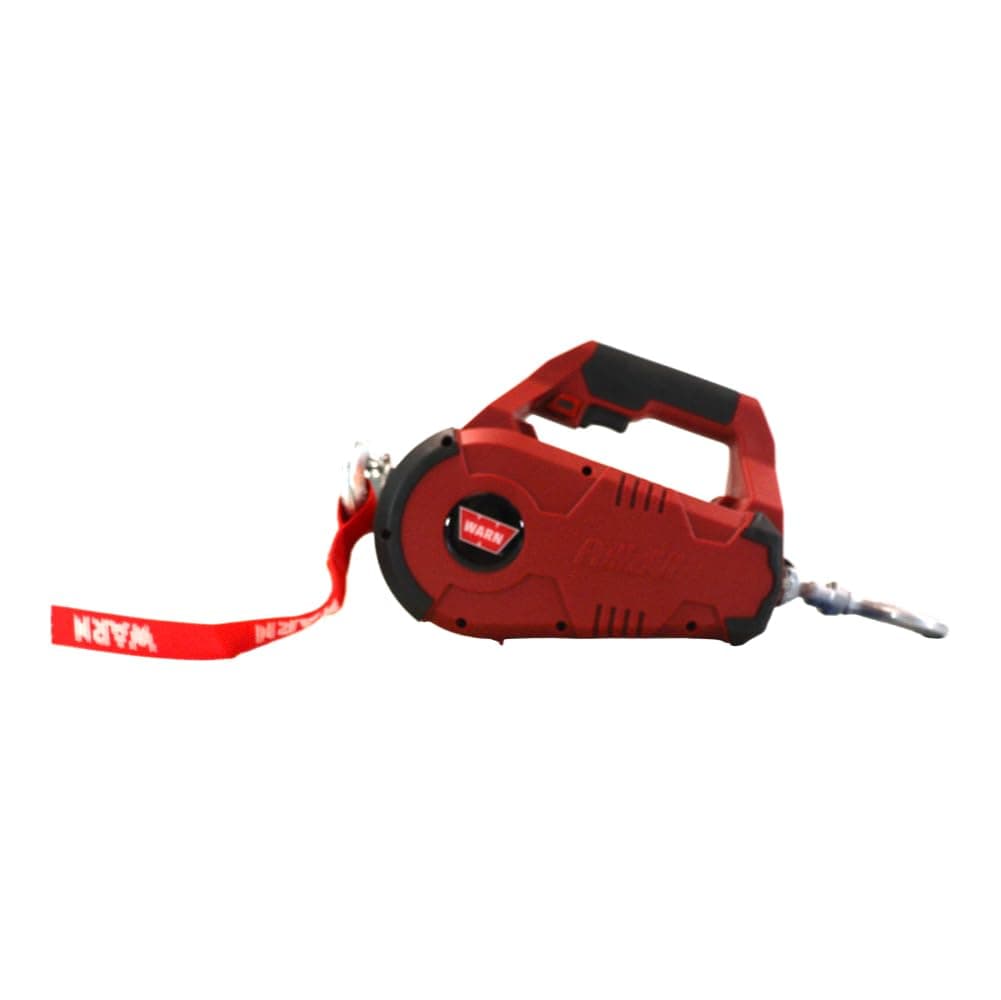 885000 PullzAll Corded 120V AC Portable Electric Winch with Steel Cable: 1/2 Ton (1,000 Lb) Pulling Capacity, Red