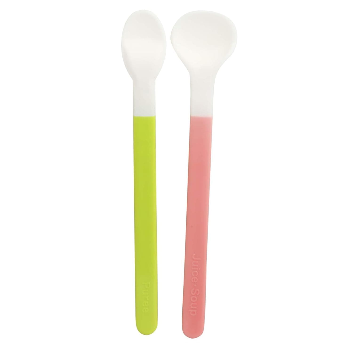 Baby Feeding Spoon Set, Soft Tip with Stopper, BPA Free, 6 Months to 3 Years, Multi-Colour