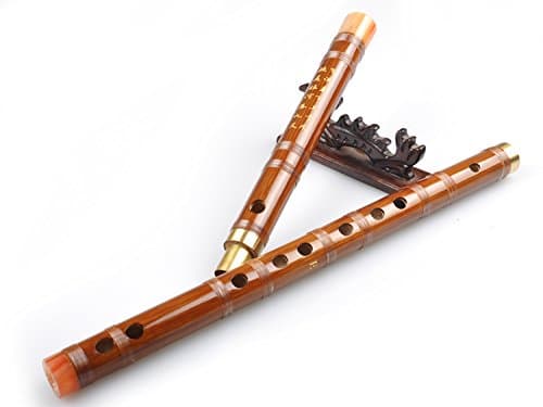 OrientalMusicSanctuary Bitter Bamboo Dizi Flute for Beginners - Dizi flute chinese shinobe (Key of F (Bangdi))