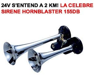 LCM2014 24 V. hornblaster Horn Locomotive with two Horns chromees 155db. The Famous hornblaster. Amazing Power Raid Preparation 4x4