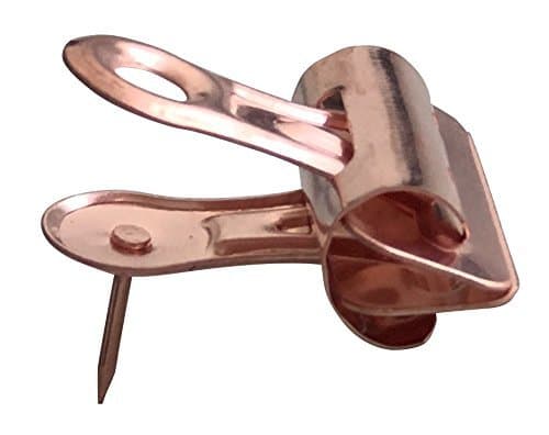 Rose Gold Push Pins with Clips | Ideal Decorative Push Pins for Cork Boards, Cubicle Walls and Photo Wall | Thumb Tacks for Sticking Photos, Notes and Papers | No Holes | Premium Multi Pack |