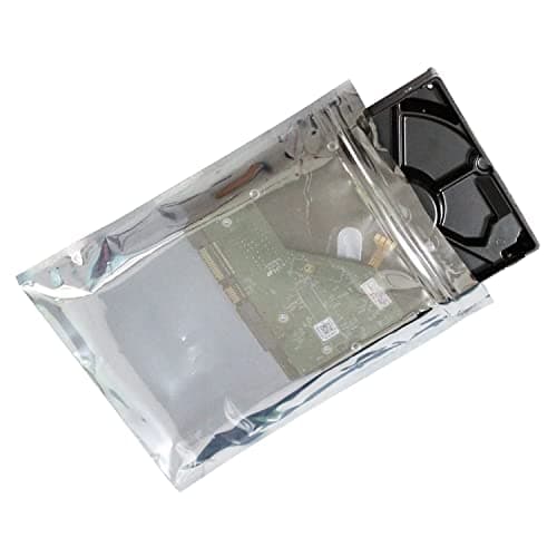 Antistatic Bags ESD Shielding Bag with Anti-Static Labels for Hard Drive SSD HDD Motherboard Video Card RAM Electronic Devices (30pc 3 Sizes ziplock)