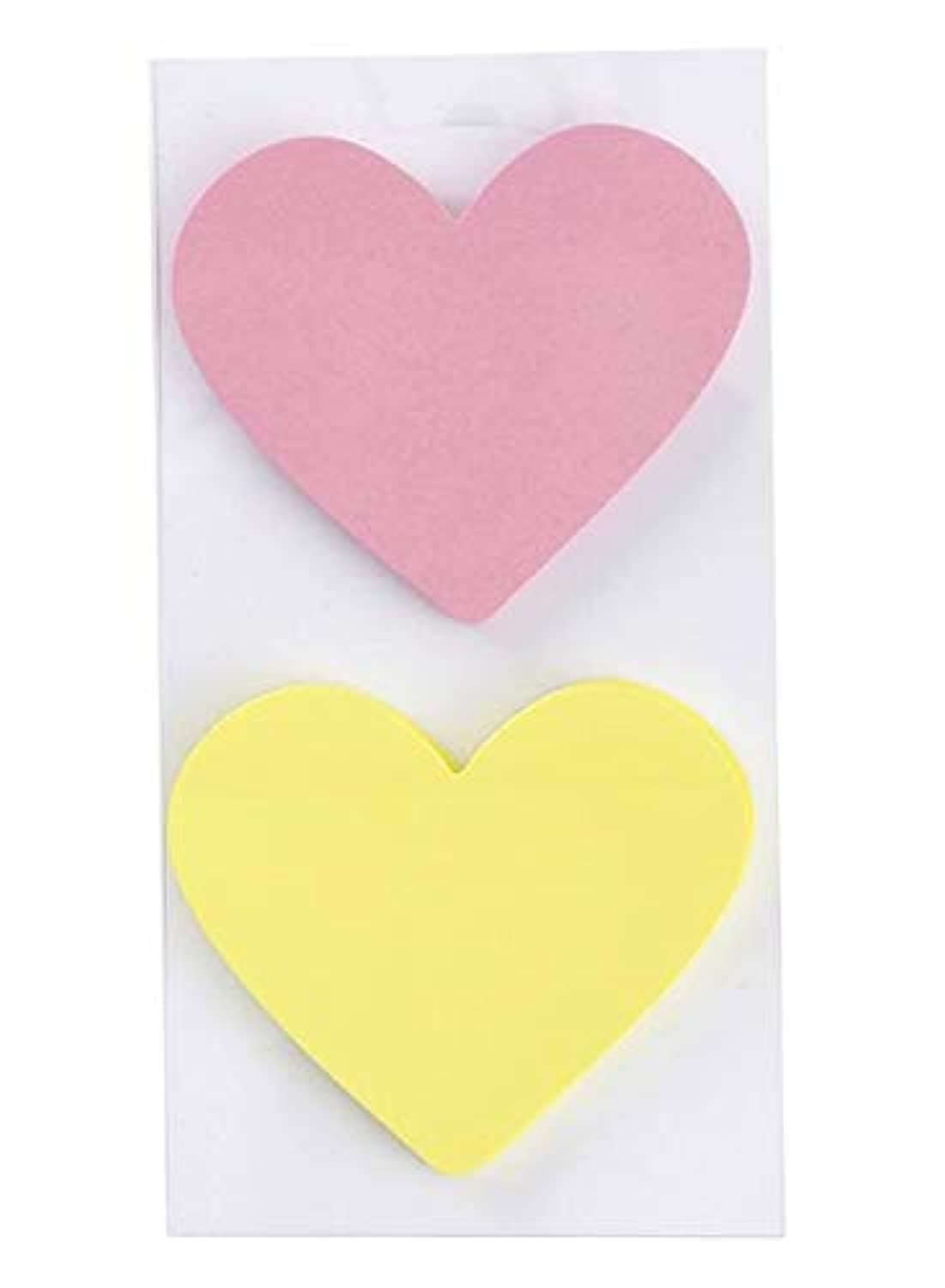 Hema Heart Shape Sticky Notes 2 Pack, One size