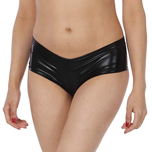 XES Panty Wetlook-Stylish Black (S / 34-36)