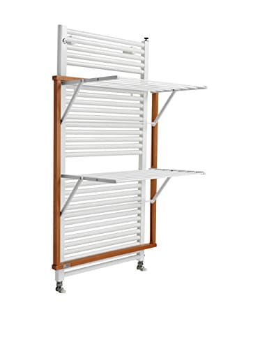 Arredamenti Italia AR_IT- 608 KLAUS the only drying rack for heated towel rails, finishing cherry wood.