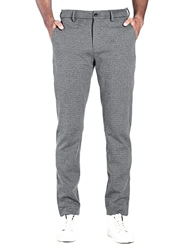 The Pant Project Luxury PV Stretchable Casual Pants for Men | Stylish Slim Fit Men's Wear Trousers for Office or Party | Mens Fashion Dress Trouser with Expandable Waist & 4 Way Stretch