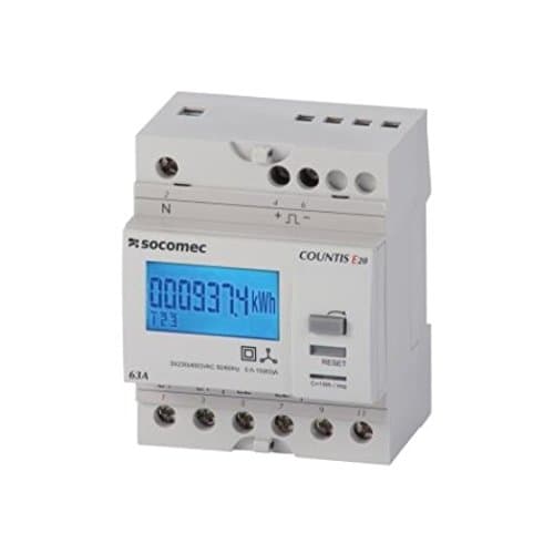 Socomec 48503003 Electric Counter COUNTIS E20 kWh 3PH 63A
