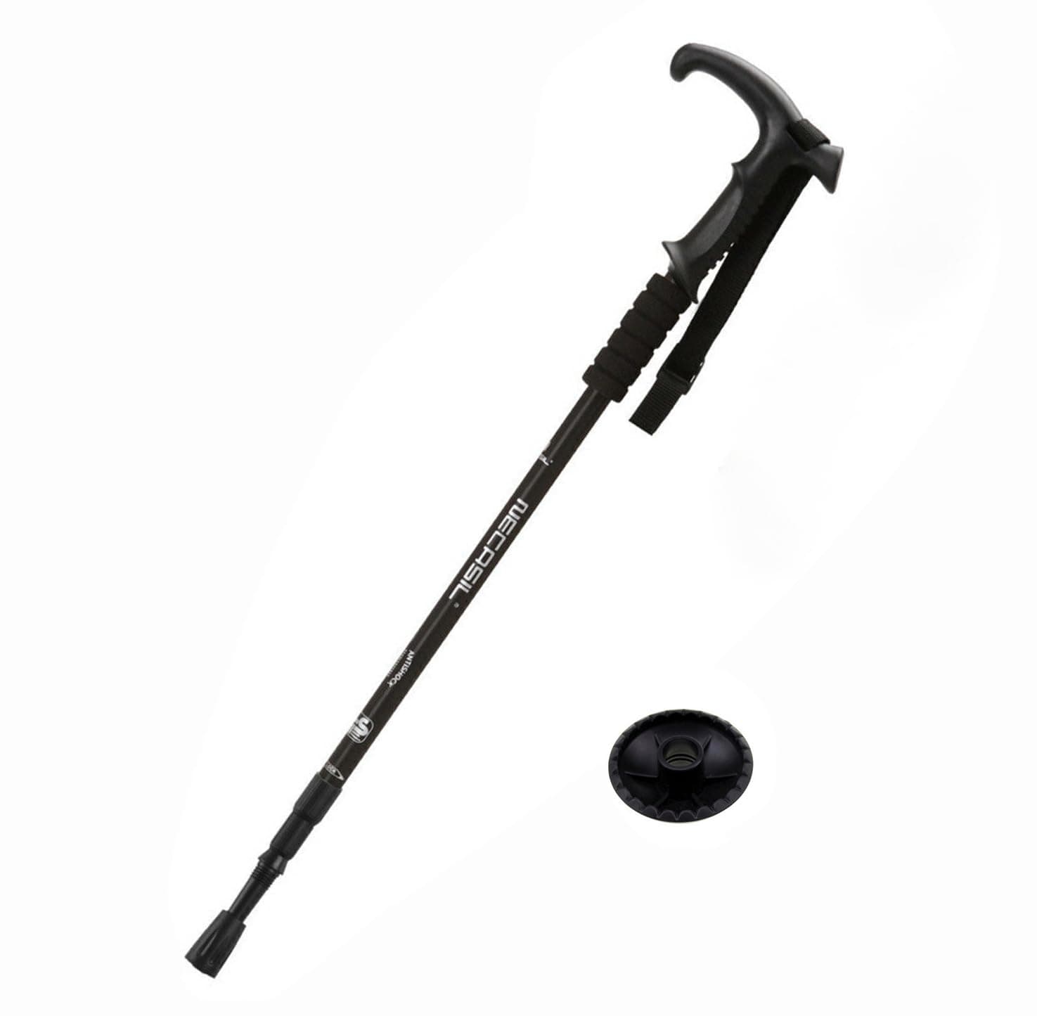 65CM to 135CM Antishock With Handle Trekking Walking Hiking Stick Pole