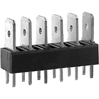 WECO 900-SUN-5/06, Connector, Tab; Tab Connection; Sun; 5 mm; 6; 0.051 in.