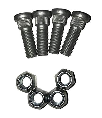 4x M12 x 1.5 WHEEL LUG NUT & STUDS CAR CARAVAN TRAILER MP4197B+MP4195B MAYPOLE