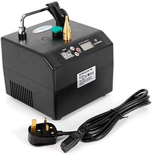 Lagenda Balloon Inflator B231 Portable Electric Balloon Pump Professional Automatic Modeling Balloon Inflator Electric Balloon Blower Pump with Timer Battery for Party Events Decoration