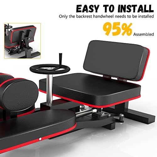 Rigel Leg Stretcher, 220LBS Leg Stretch Machine, Heavy Duty Steel Frame Equipment Leg Stretcher, Leg Stretching Training Machine for Home Gym Leg Stretcher Training Fitness