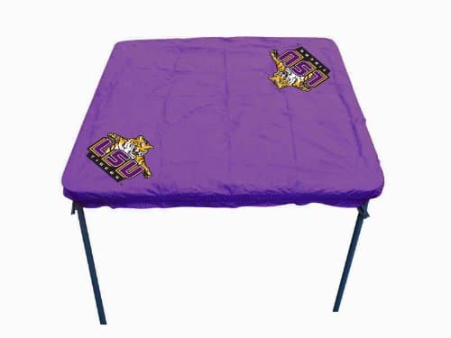 Rivalry Distributing RIV-RV251-4000 LSU Tigers NCCA Ultimate Card Table Cover