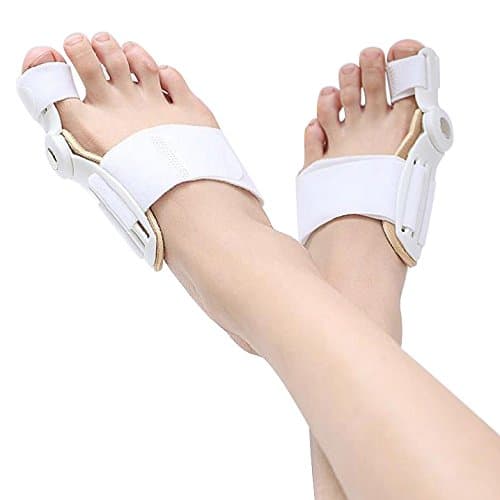Bunion Corrector Splint and Bunion Relief Pads Foot Bunion Cushions Protector … (BrightWhite)