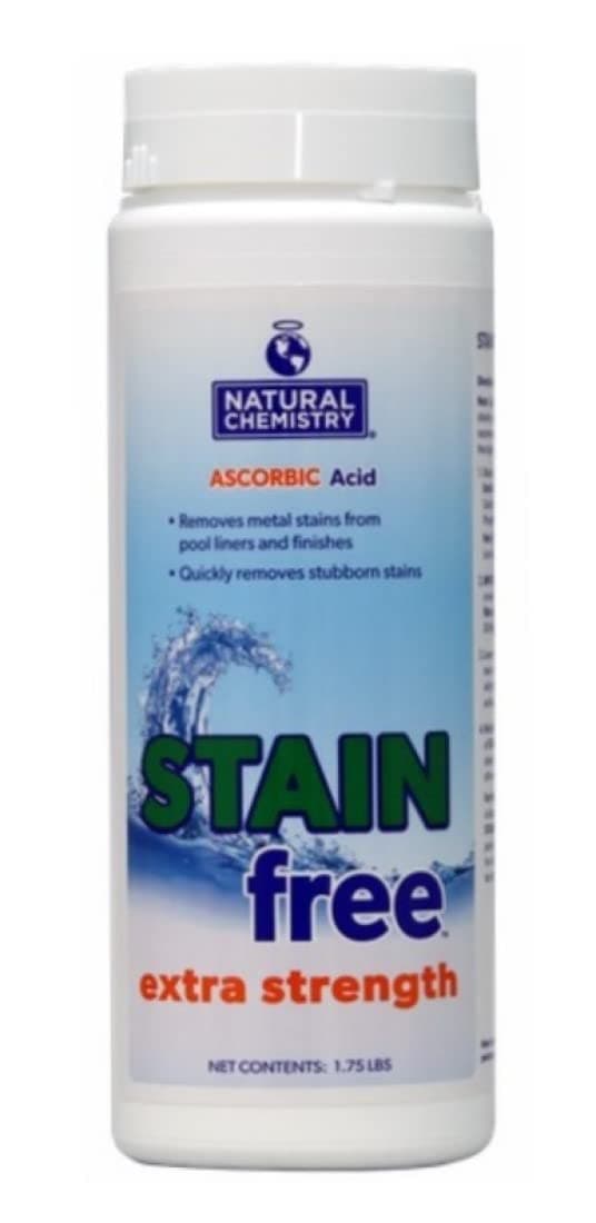 Natural Chemistry Extra Strength Stain Free, 1.75 lb, Single, Removes Metal Stains from Pool Liners & Finishes, Compatible with All Sanitizing Systems