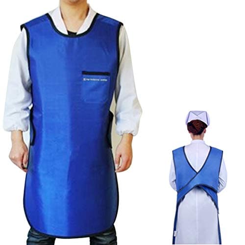 Enshey 0.35mmPb X-Ray Protection Apron Lead Free Radiology Radiation Protection Aprons and Lead Vest Cover Shield 35.4’’23.6’’