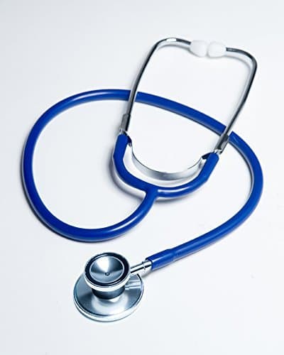 Dual Head Adult Stethoscope with Chrome Plated Brass Binaural