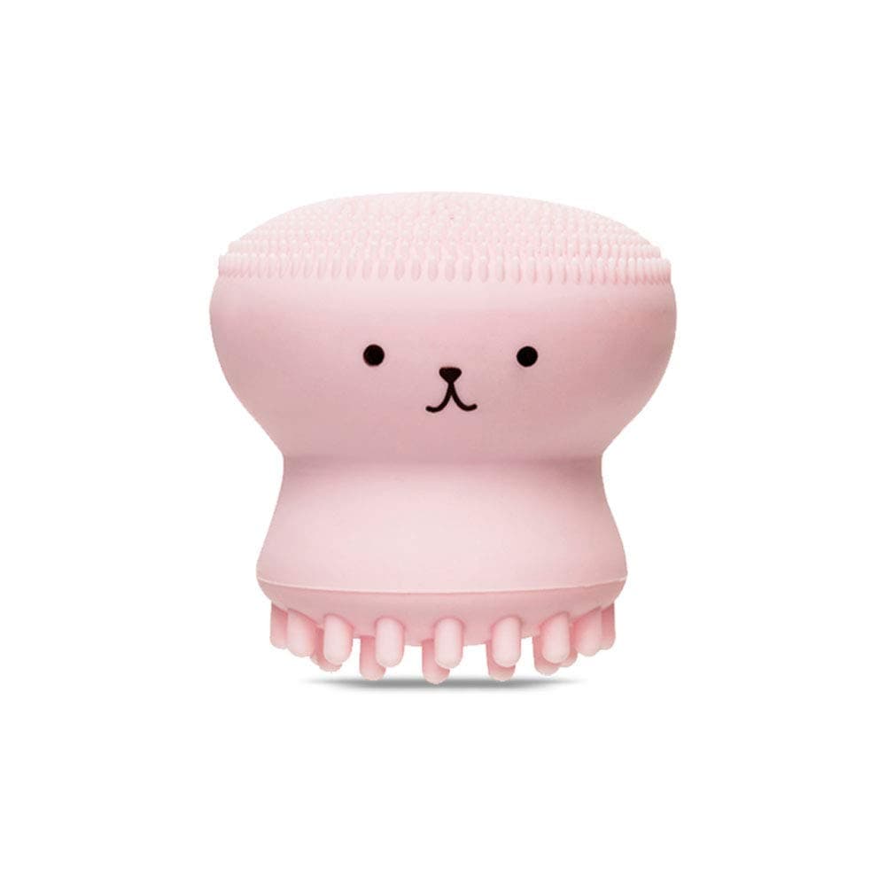 HOUSE My Beauty Tool Jellyfish Silicon Brush - All in One Deep Pore Cleansing Sponge & Brush, For Exfoliating, Massage, Cleansing Soft Brush