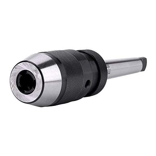 Keyless Lathe Drill Chuck 1-13mm 1/2" Steel Self-Tightening and Arbor