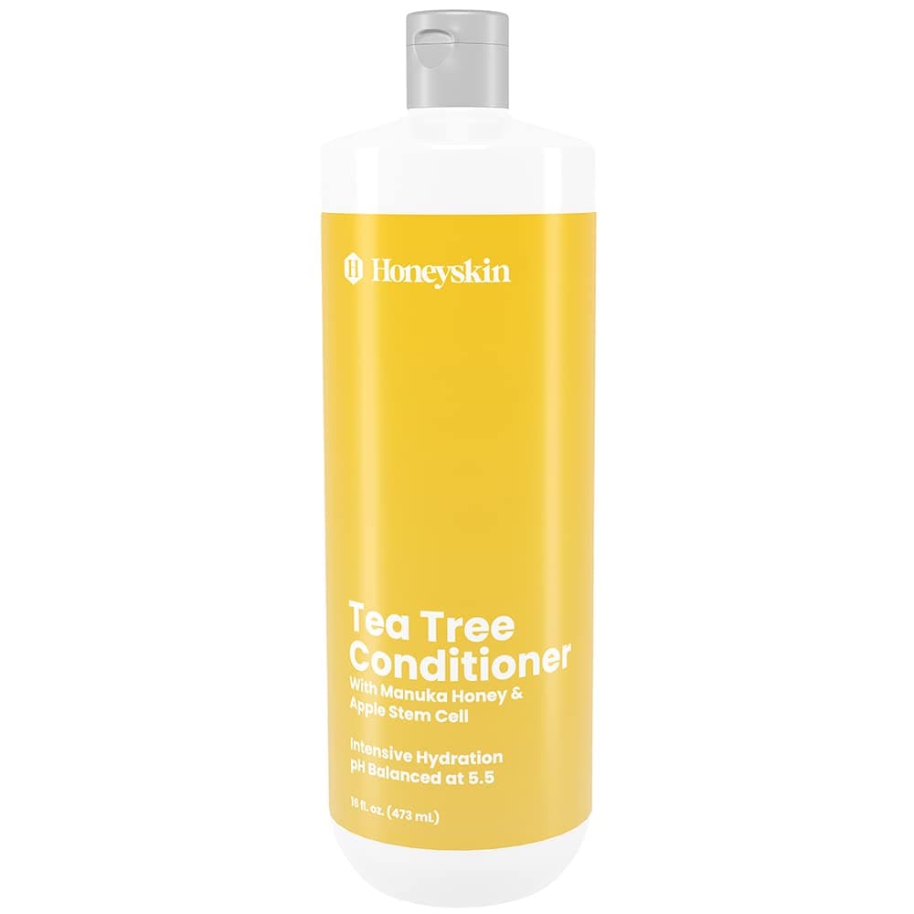 Tea Tree Conditioner - Dry Hair Treatment with Manuka Honey - Scalp and Hair Moisturizer for All - Sulfate Free (16oz)