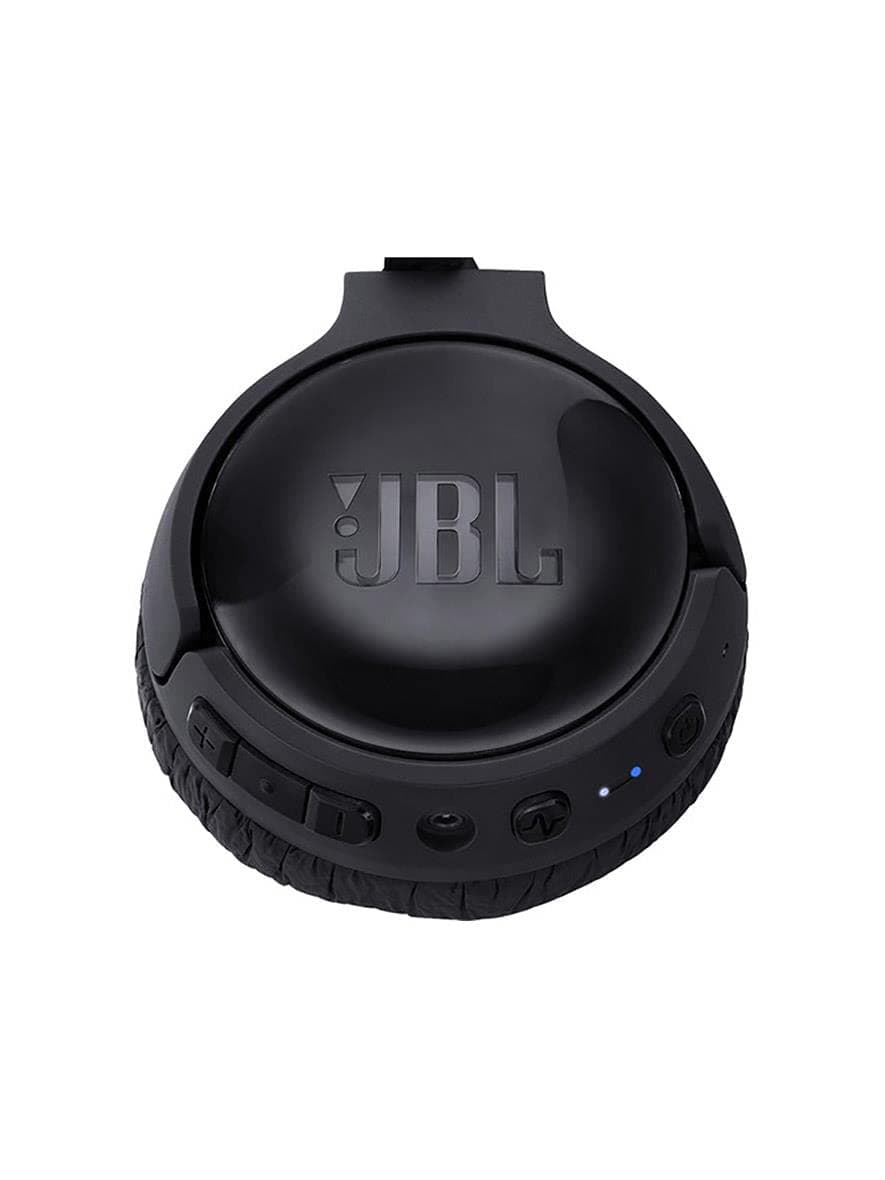 JBL Tune 600 Wireless On-Ear Active Noise-Cancelling Headphones - Black - JBLT600BTNCBLK