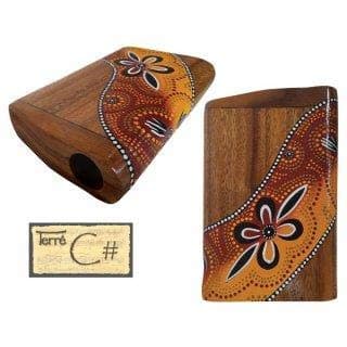Percussion Compact Travel Pocket Didgeridoo, Toned Cis (10" x 5")