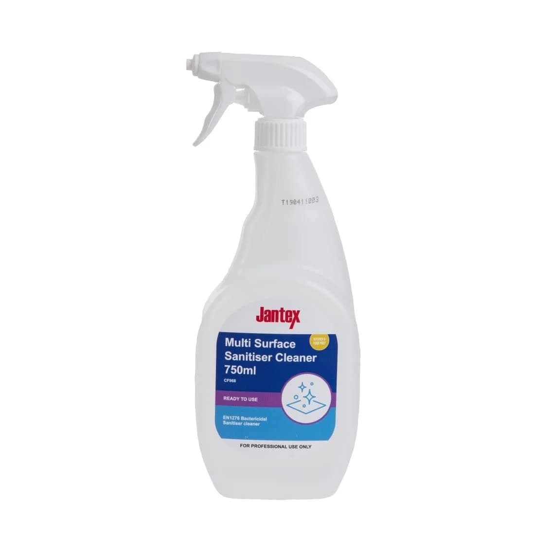 Kitchen Cleaner & Sanitiser Spray 750ml - Desinfectant, Odourless and Food-Safe Formula CF968