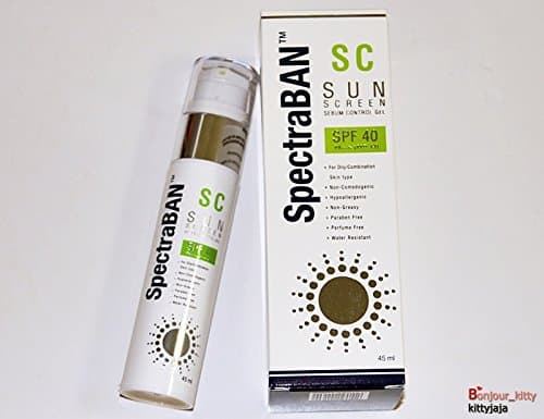 Spectraban SC SPF40 Pa+++ Sunscreen Sebum Control Gel 45ml. (suputra shop)