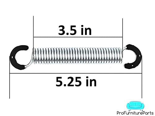 ProFurnitureParts REPLACEMENT RECLINER MECHANISM TENSION SPRING 5.25"