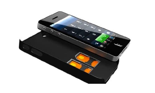 SocBlue A830 slimmest Dualsim Triplesim online Case for iPhone 4 and 4s by 2-phones-in-1