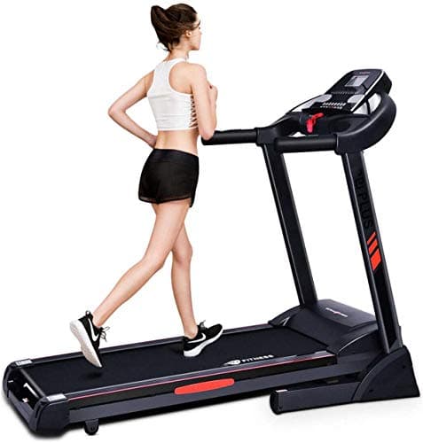 CUIJIUSHILV Treadmill Foldable Heavy-Duty Steel Frame, Treadmills for Home Gym Workout Fitness Electric Running Machine