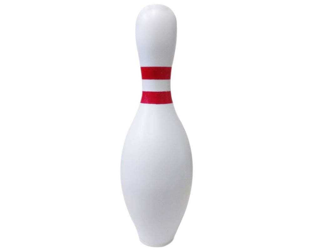 Full-Sized Real Bowling Pin - 10 Pieces per case - Real Regulation-Size AMF Wooden Bowling Pin (Fowling Pin)